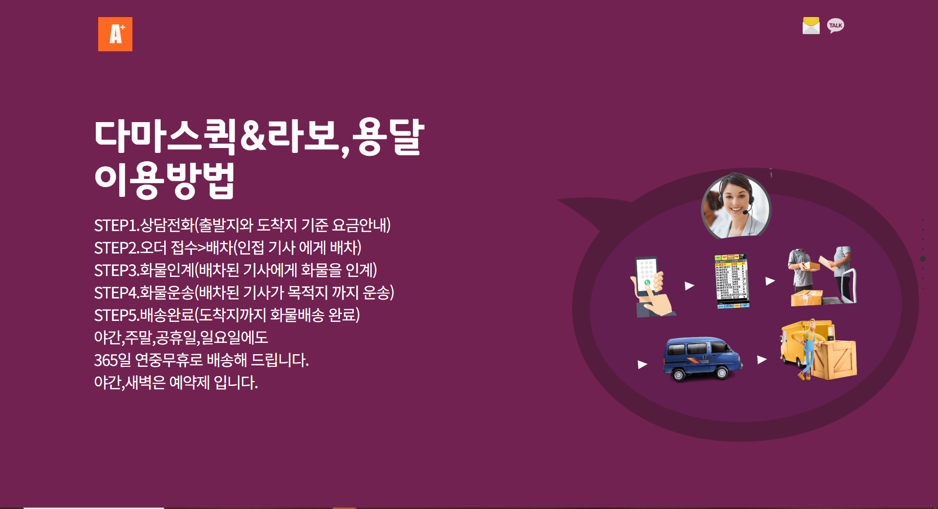 고양 야간 24시 연중무휴 다마스용달